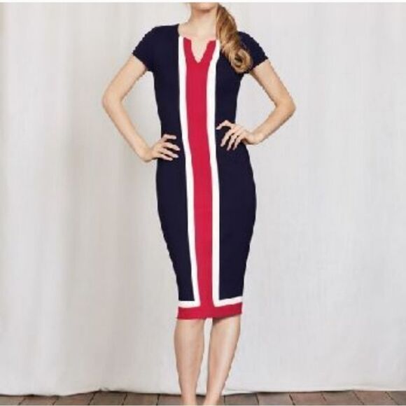 Boden Flora Ponte Sheath Dress Size 4 - Picture 1 of 7